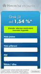 Mobile Screenshot of hypotecnispecialista.cz