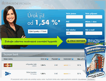Tablet Screenshot of hypotecnispecialista.cz